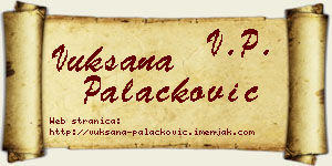 Vuksana Palačković vizit kartica